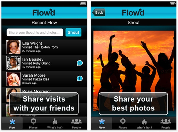Location based mobile app for music
