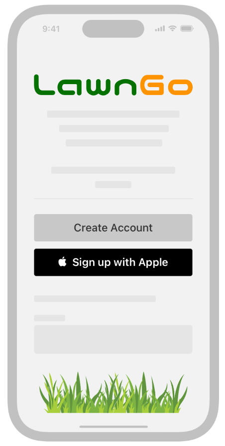 LawnGo-DIY-Homeowner-Yard-lawn-Grass-Lawn-care-Yard-maintenance-best-yard-with-minimal-work-mobile-app-login-screen LawnGo-DIY-Homeowner-Yard-lawn-Grass-Lawn-care-Yard-maintenance-best-yard-with-minimal-work-mobile-app-login-screen
