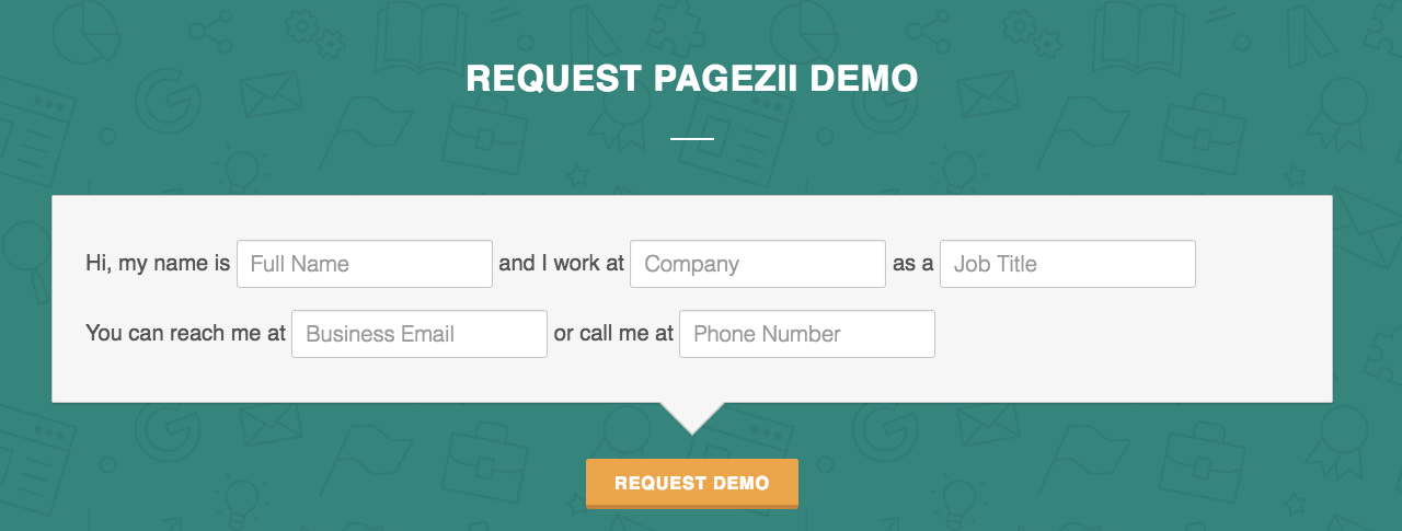 CRO in SaaS - Demo form to increase singups/demos for CTA