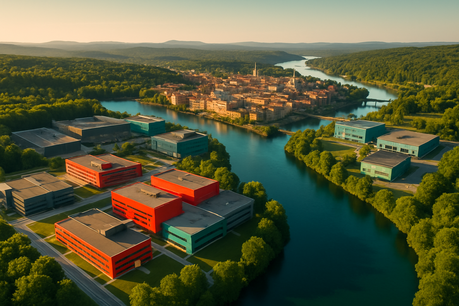 Sherbrooke Quebec startup ecosystem aerial Université de Sherbrooke advanced manufacturing cleantech Eastern Townships innovation