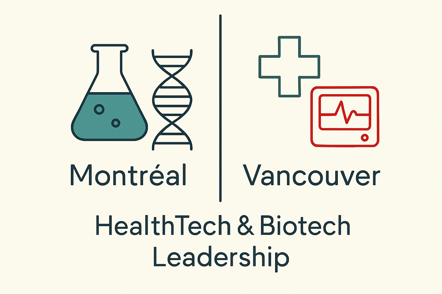 Canada healthtech biotech ecosystem Montreal Toronto life sciences pharmaceutical research digital health innovation MaRS Discovery District