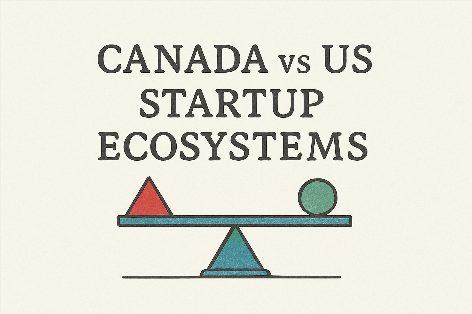 Comparison of Canadian and US startup ecosystems across cost, talent, and funding in 2026.