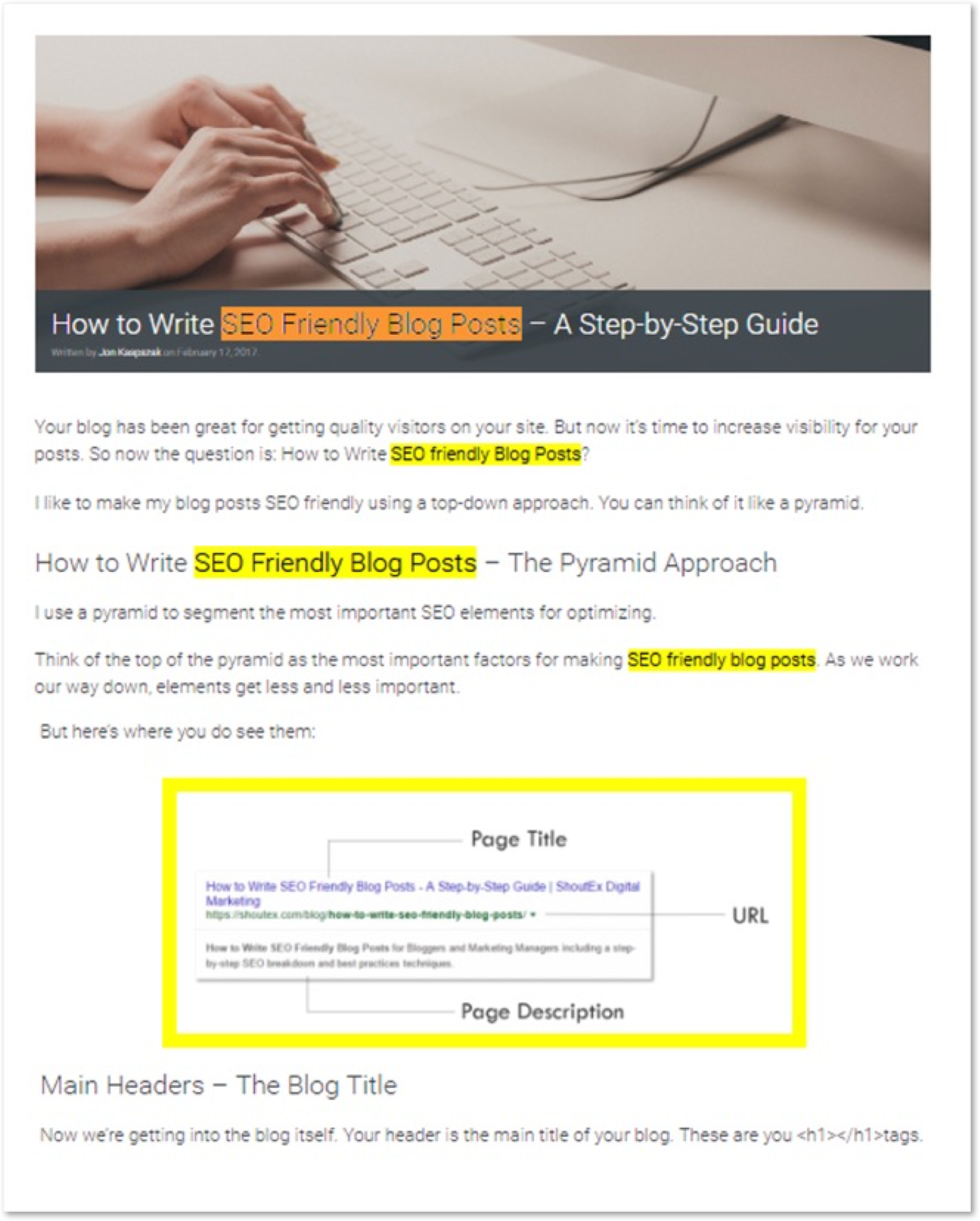 How To Write SEO-Friendly Blog Posts