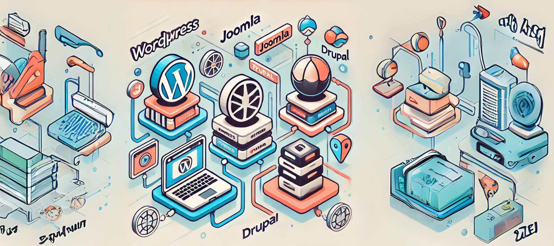 WordPress vs. Joomla vs. Drupal